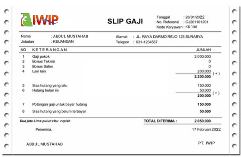 Gaji Karyawan PT IWIP
