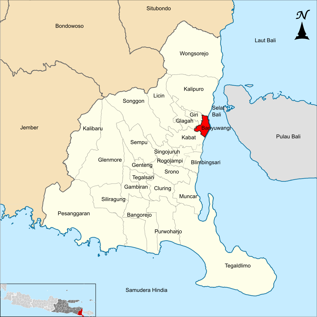 Kondisi Geografis Banyuwangi