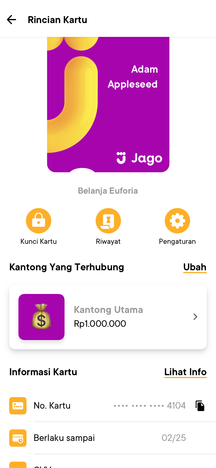 Atur Limit Kartu