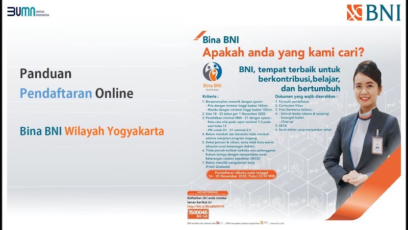 Cara Bergabung dengan Bina BNI