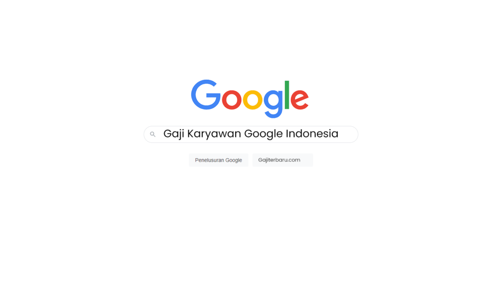 Gaji Karyawan Google Indonesia