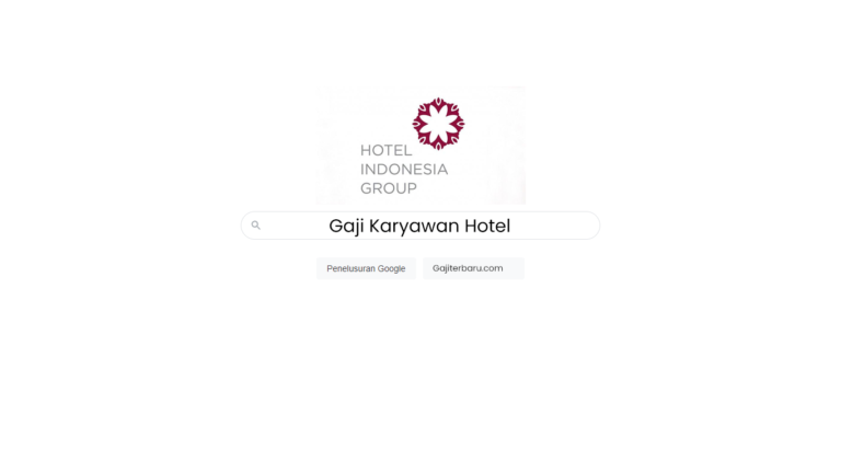 Gaji Karyawan Hotel