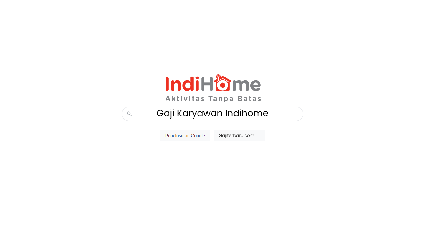 Gaji Karyawan Indihome