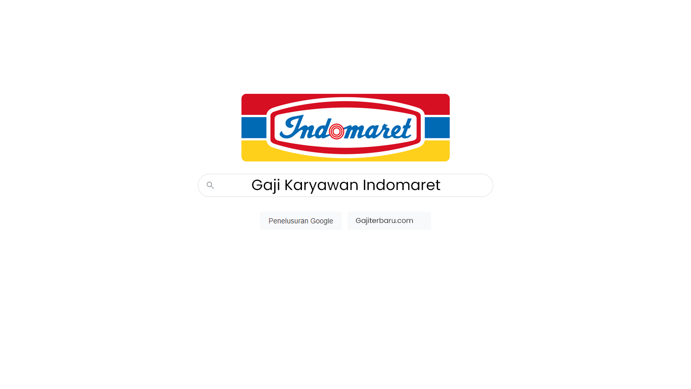 Gaji Karyawan Indomaret