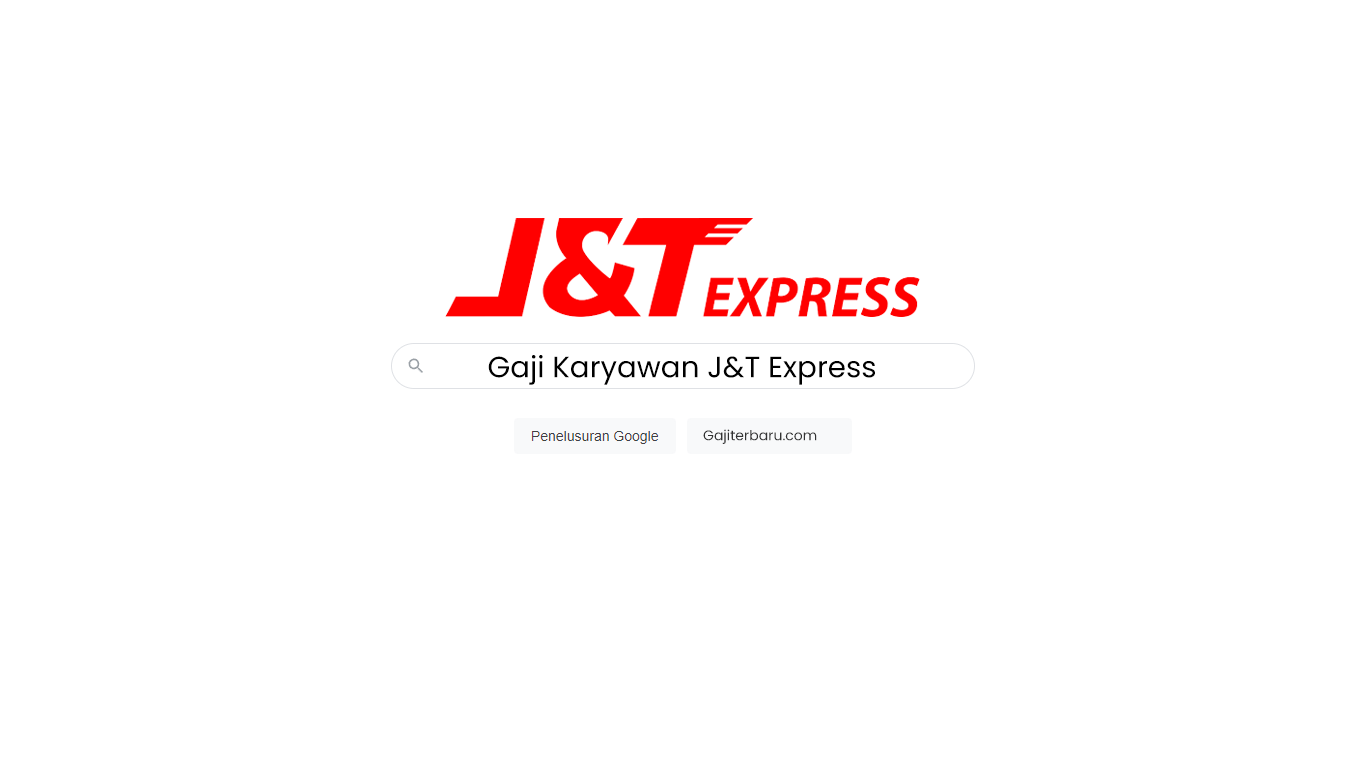 Gaji Karyawan J&T Express