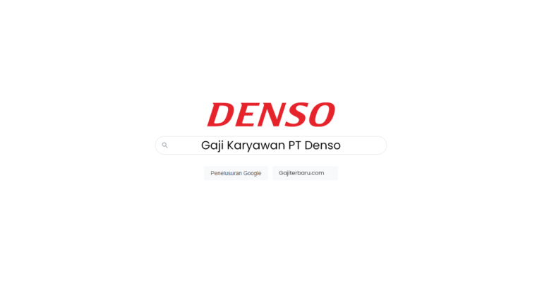 Gaji Karyawan PT Denso