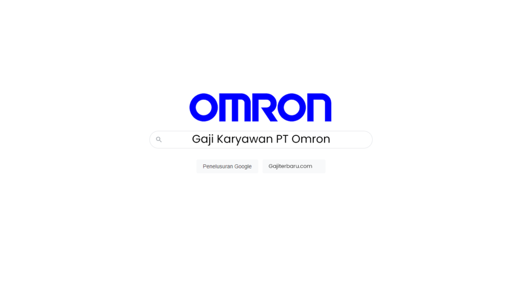 Gaji Karyawan PT Omron