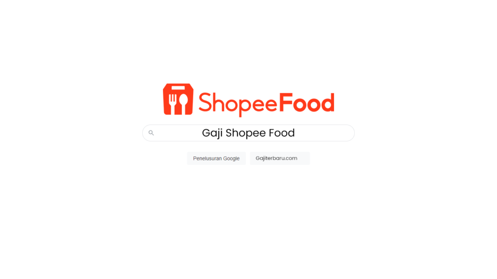 Gaji Shopee Food