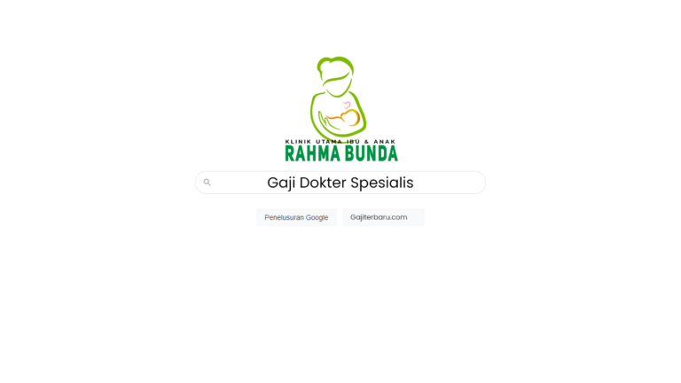 Gaji Dokter Spesialis