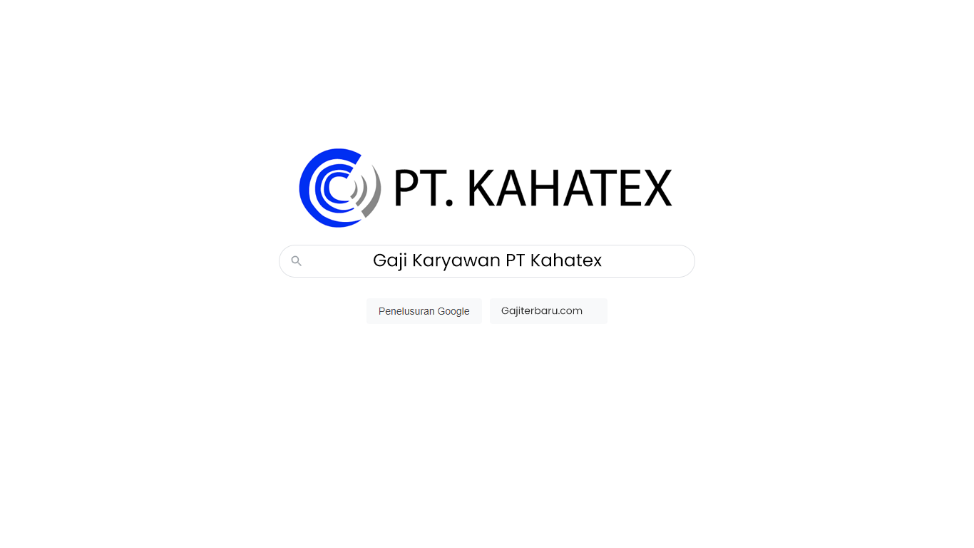 Gaji Karyawan PT Kahatex