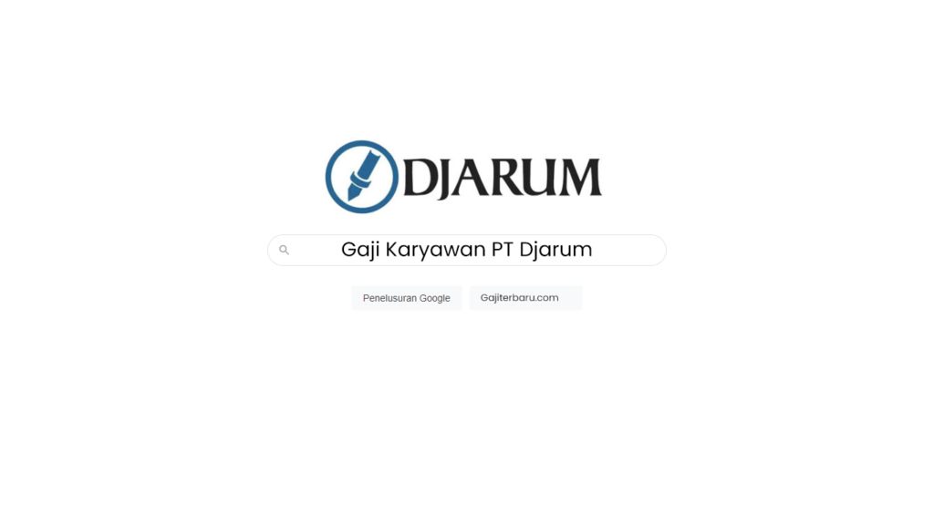 Gaji Karyawan PT Djarum