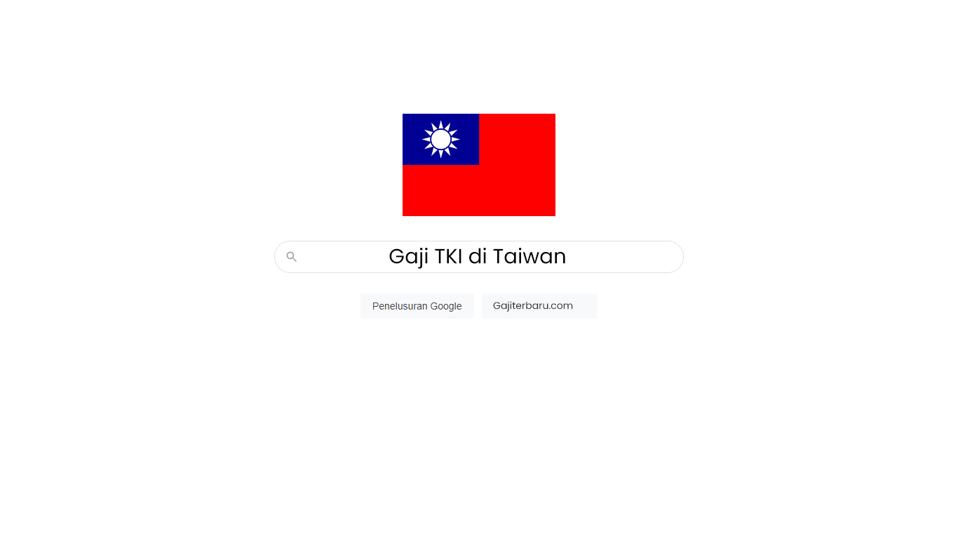 Gaji TKI Taiwan