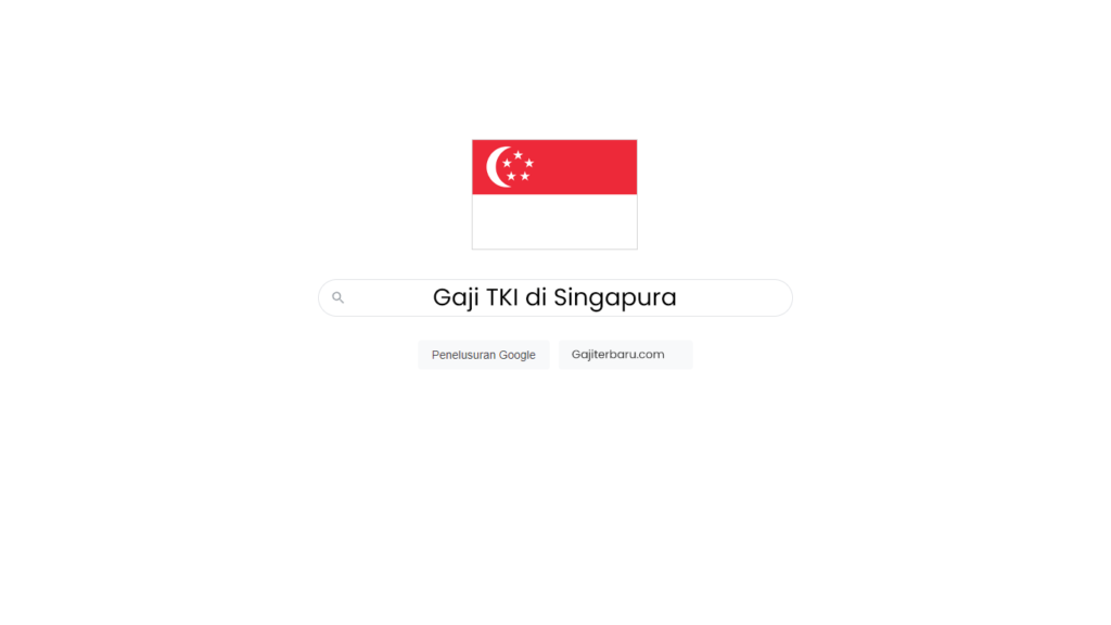 Gaji TKI di Singapura