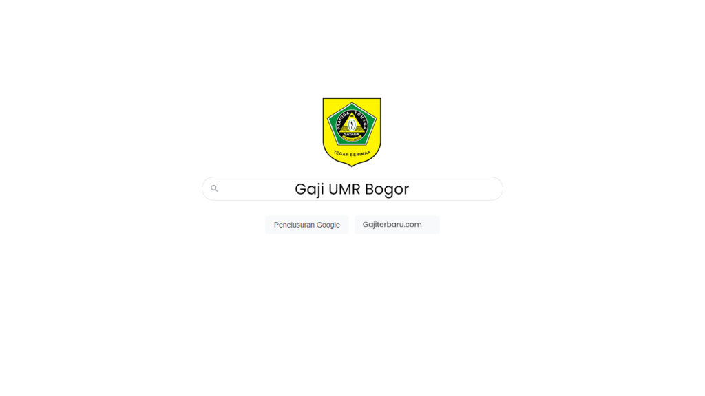 Gaji UMR Bogor