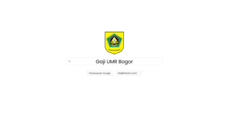 Gaji UMR Bogor
