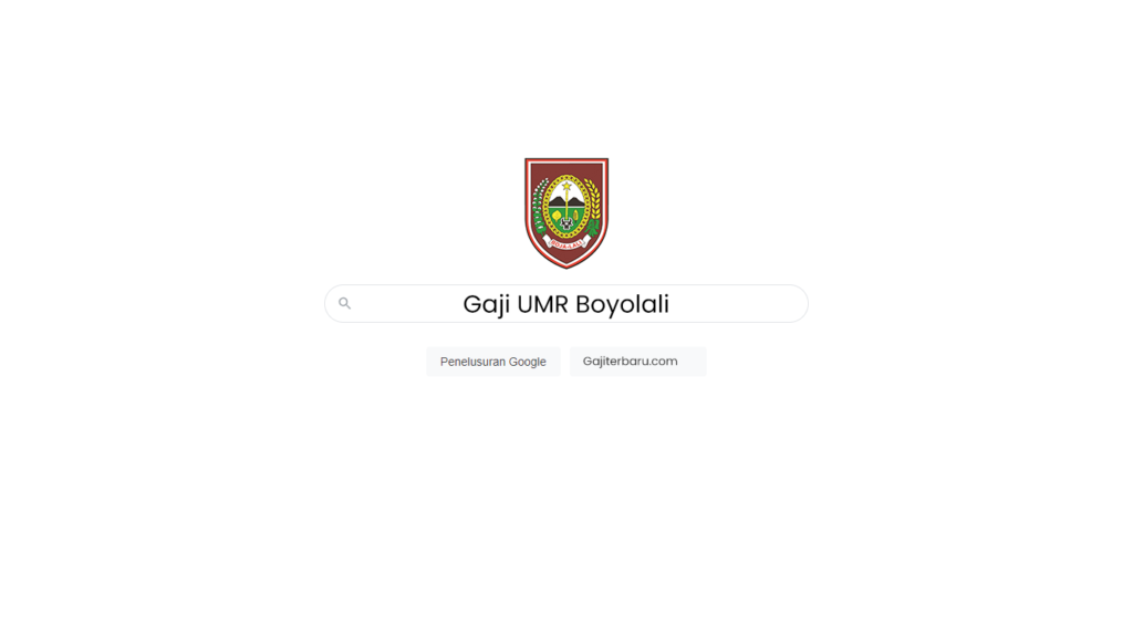 Gaji UMR Boyolali