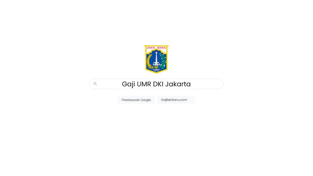 Gaji UMR DKI Jakarta