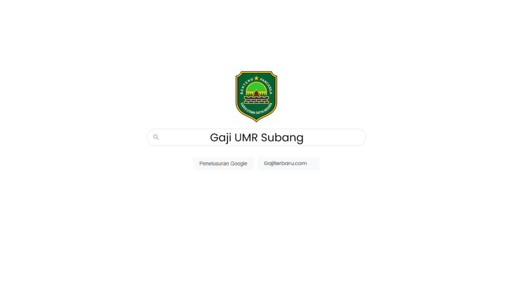 Gaji UMR Subang
