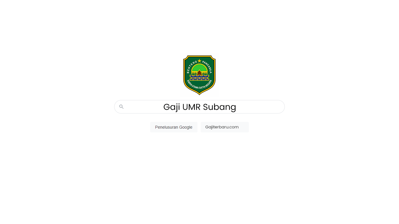 Gaji UMR Subang