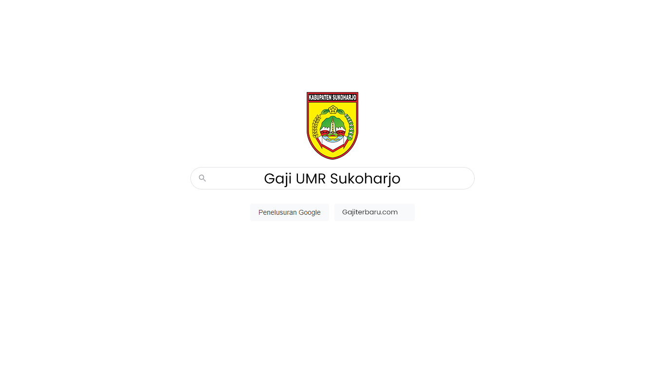 Gaji UMR Sukoharjo