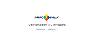 Daftar Gaji Pegawai Bank MNC Internasional Semua Jabatan