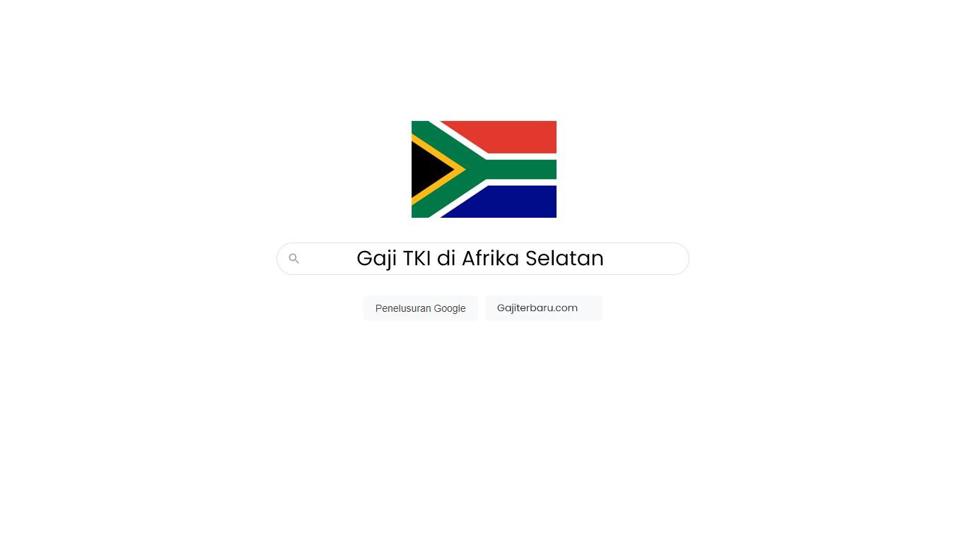 Daftar Gaji TKI di Afrika Selatan Semua Profesi