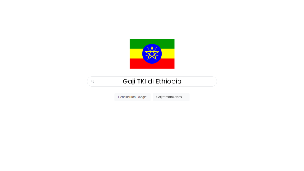 Daftar Gaji TKI di Ethiopia Semua Profesi