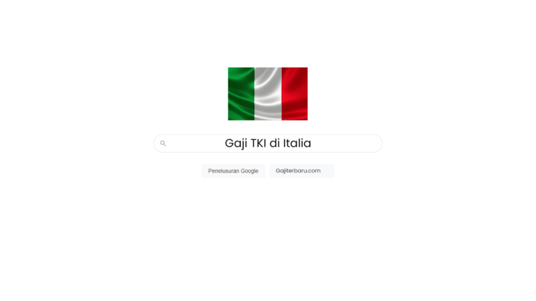 Daftar Gaji TKI di Italia Semua Profesi